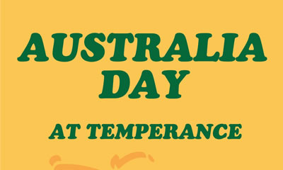 Australia Day at the Temperance Hotel